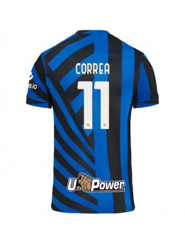 Inter Milan Joaquin Correa #11 Heimtrikot 2024-25 Kurzarm